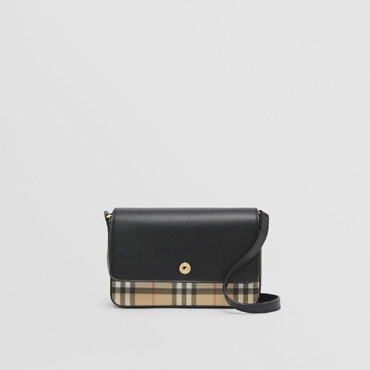 Burberry Vintage Check and Leather Penny Bag 80492431