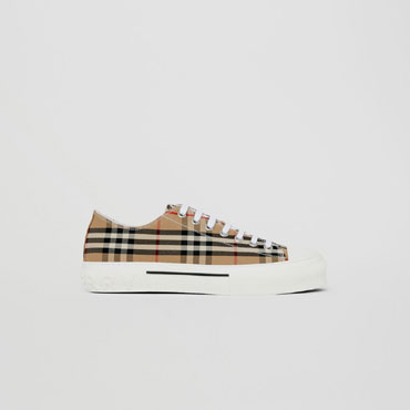 Burberry Vintage Check Cotton Sneakers 80497451