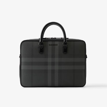 Burberry Slim Ainsworth Briefcase in Charcoal 80660911