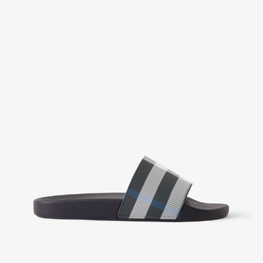 Burberry Check Print Slides 80707281