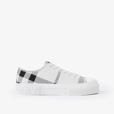 Burberry Check Cotton Sneakers 80714311