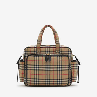 Burberry Check Baby Changing Bag in Archive beige 80726071