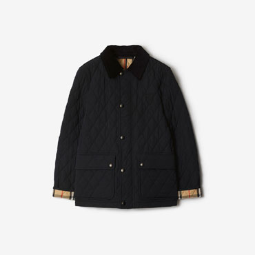 Burberry Quilted Nylon Jacket in Black 80969171