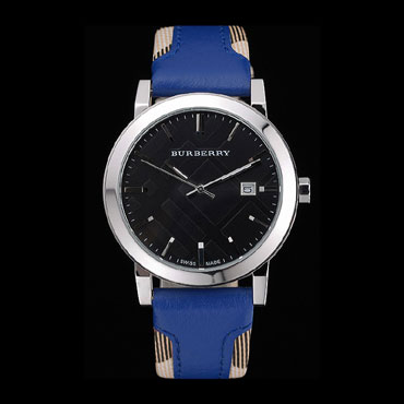 Burberry The City Classic Black Dial Blue Bracelet BB5806