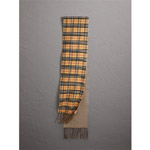 Burberry Long Reversible Vintage Check Doublefaced Cashmere Scarf 40583331