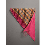 Burberry Bandana in Vintage Check and Neon Cashmere 40688731