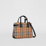 Burberry Small Banner in Vintage Check and Leather 40769481