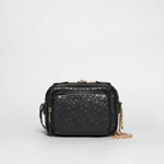 Burberry Monogram Leather Camera Bag in Black 80152411