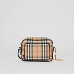 Burberry Vintage Check and Leather Camera Bag 80212821