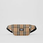 Burberry Logo Applique Vintage Check Brummell Bum Bag 80271591