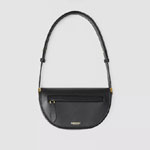 Burberry Mini Leather Olympia Bag in Black 80359841