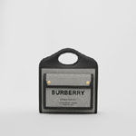 Burberry Mini Tri tone Cotton Canvas Pocket Bag 80393631