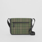 Burberry Small Check Cotton Messenger Bag 80423921