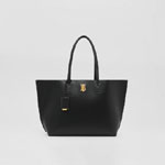 Burberry Medium Monogram Motif Leather Tote in Black 80527261