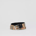 Burberry Vintage Check and Leather Belt 80527821