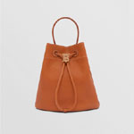 Burberry Grainy Leather Small TB Bucket Bag 80556921