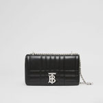 Burberry Quilted Leather Small Lola Bag in Black 80595101