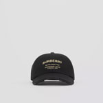 Burberry Horseferry Motif Cotton Twill Baseball Cap 80680341