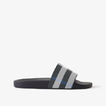 Burberry Check Print Slides 80707281