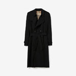 Burberry Long Kensington Heritage Trench Coat in Black 80793841