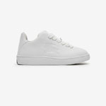 Burberry Leather Box Sneakers in White 80833261