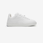 Burberry Leather Box Sneakers in White 80833851