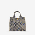 Burberry Mini Check Knitted Tote in Lichen 80904041