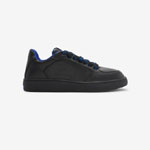 Burberry Leather Stock Sneakers in Black 80956921