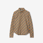 Burberry Check Cotton Shirt in Sand 80982521