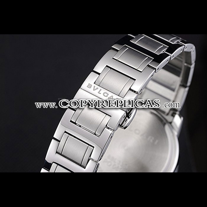 Bvlgari Solotempo Purple Dial Stainless Steel Case And Bracelet BV5841: Image 3