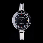 Bvlgari B-ZERO1 30mm Black Dial With Jewels Steel Case Black Bezel Steel Bracelet BV5812