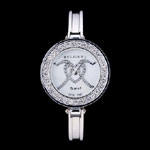 Bvlgari B-ZERO1 30mm White Dial With Model Steel Case With Diamonds Steel Bracelet BV5822