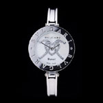 Bvlgari B-ZERO1 30mm White Diamond Heart Dial Steel Case Black Bezel Steel Bracelet BV5837