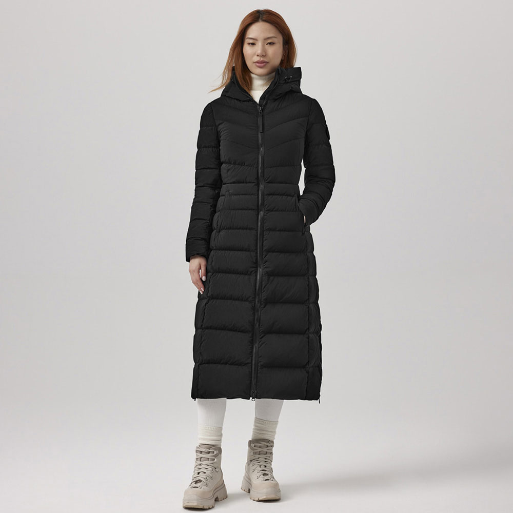 Canada Goose Clair Long Coat Black Label 2330WB: Image 1