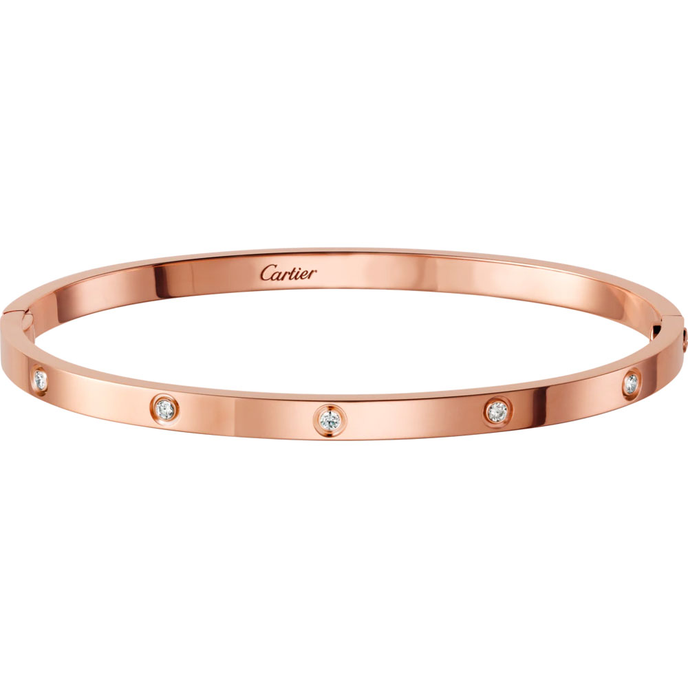 Cartier Love bracelet small model 10 diamonds B6047917: Image 1