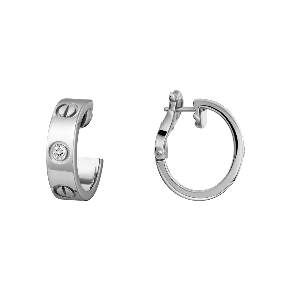 Cartier Love earrings 2 diamonds B8022800: Image 1