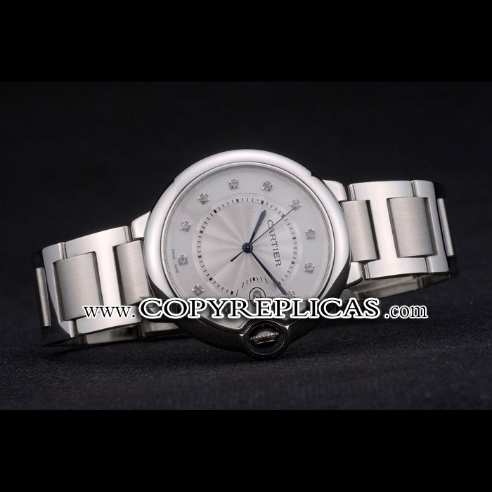 Cartier Ballon Bleu 42mm White Dial Stainless Steel Case Two Tone Silver Bracelet CTR5907: Image 2