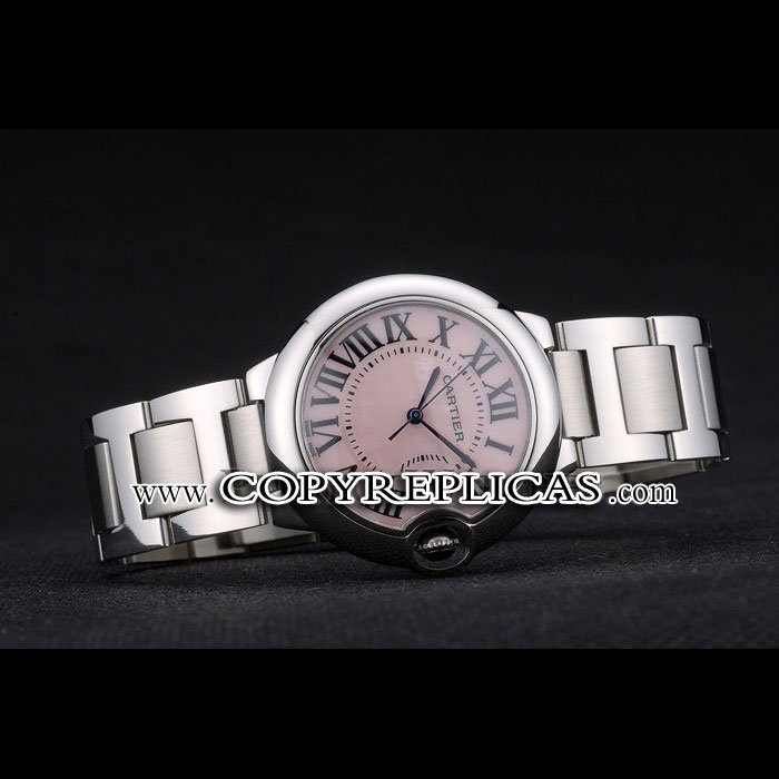 Cartier Ballon Bleu 38mm Pink Dial Stainless Steel Case And Bracelet CTR5908: Image 2