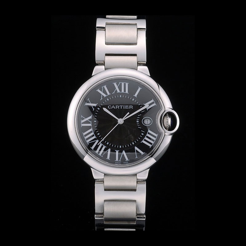 Cartier Ballon Bleu 42mm Black Dial Stainless Steel Case And Bracelet CTR5909: Image 1