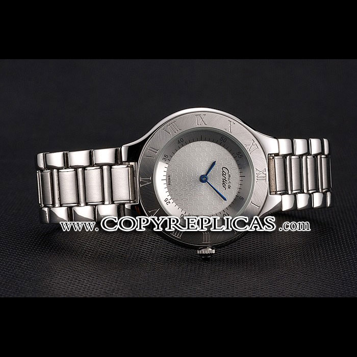 Cartier Must White Dial Stainless Steel Case And Bracelet CTR5947: Image 2