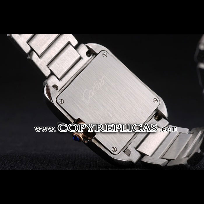 Cartier Tank Anglaise 36mm White Dial Stainless Steel Case Two Tone Bracelet CTR6094: Image 3