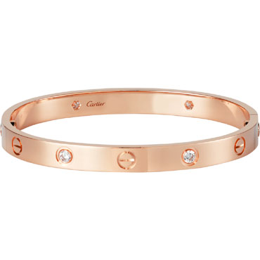 Cartier Love bracelet 4 diamonds B6036017