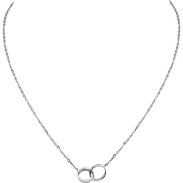 Cartier Love necklace diamonds B7013700