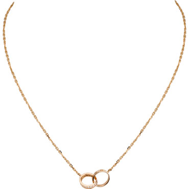 Cartier Love necklace diamonds B7013900