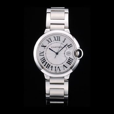 Cartier Ballon Bleu 42mm White Dial Stainless Steel Case And Bracelet CTR5871