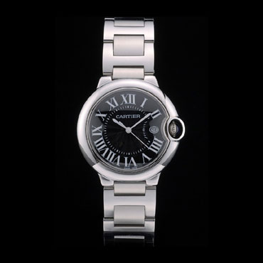 Cartier Ballon Bleu 38mm Black Dial Stainless Steel Case And Bracelet CTR5885