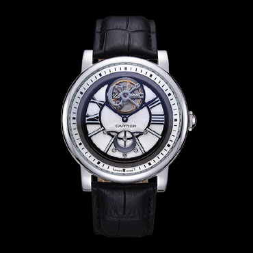 Cartier Rotonde Flying Tourbillon White Dial CTR5996