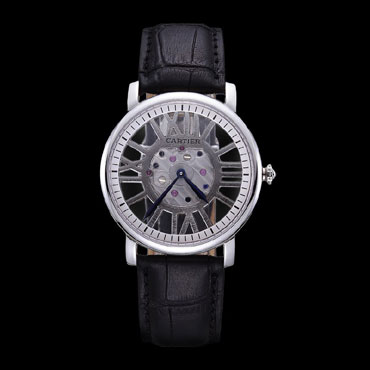 Cartier Rotonde Skeleton Flying Tourbillon Black CTR6009