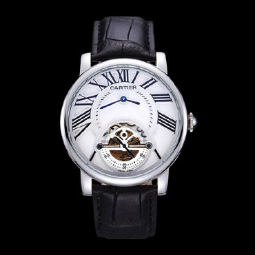 Cartier Rotonde Flying Tourbillon White Dial CTR6015