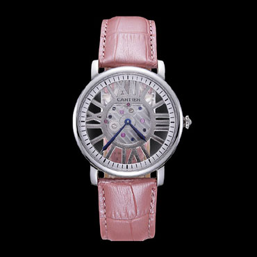 Cartier Rotonde Skeleton Flying Tourbillon Light Pink CTR6031